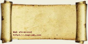 Jordanka Trnjaković vizit kartica